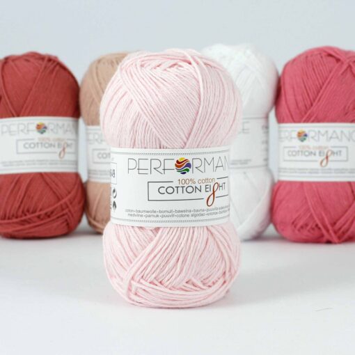 Cotton eight licht roze 1140 katoengaren - 10bollen