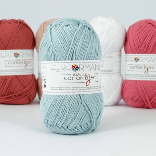 Cotton eight licht blauw 1180 katoengaren - 10bollen