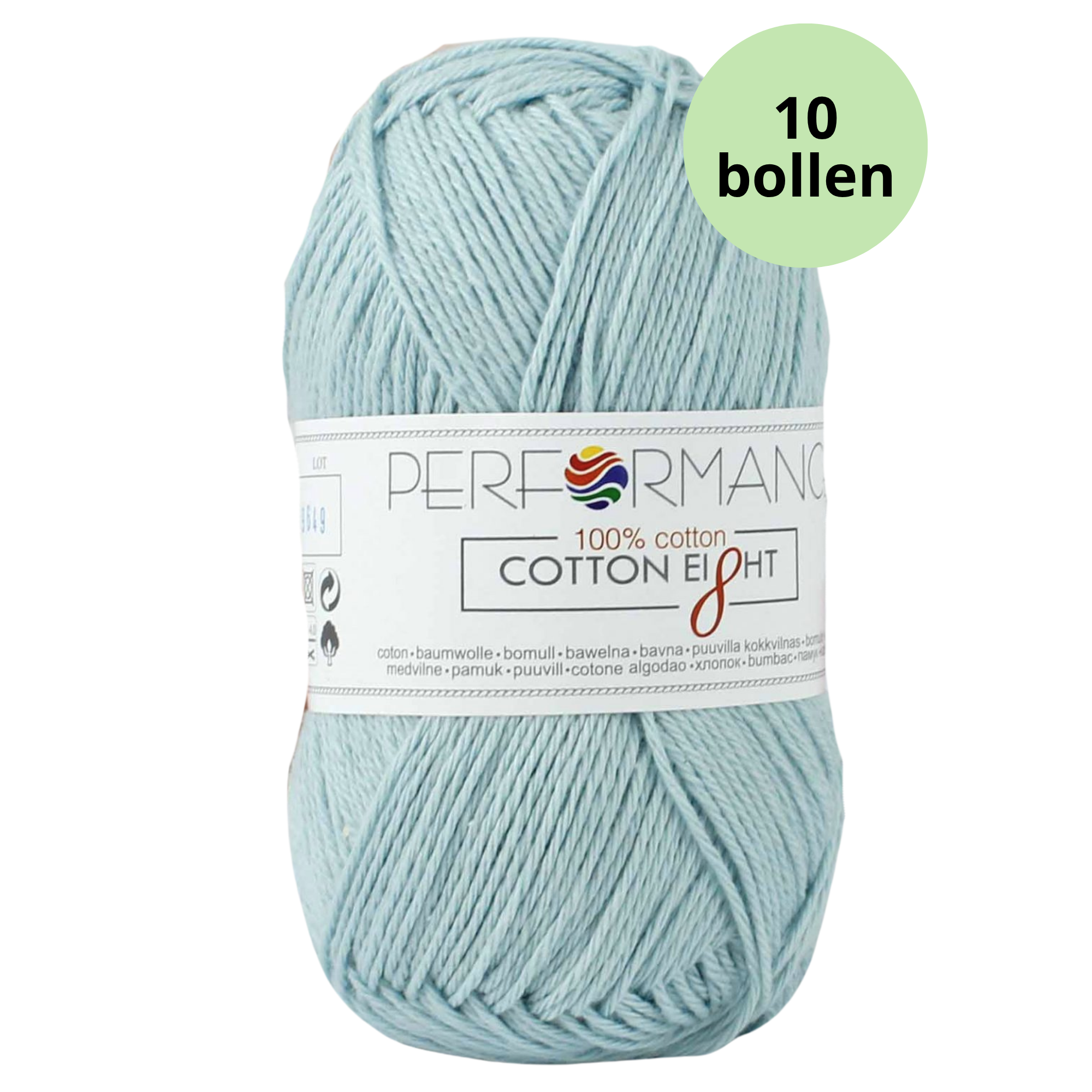 Cotton eight performance yarn 1180 licht blauw