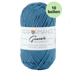 genesis performance yarn 2134 petrol blauw