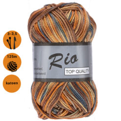 rio multi 632 bruin oranje labels