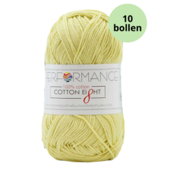 Cotton eight performance yarn 150 lime geelgroen