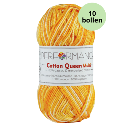 Cotton queen multi 9151 geel