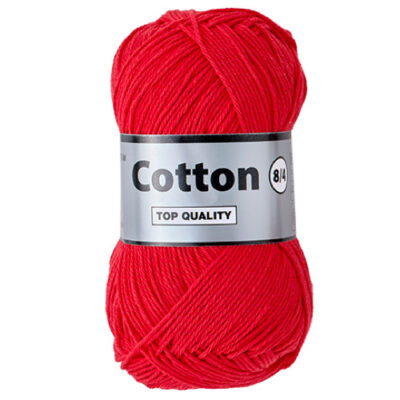 cotton eight lammy helder rood 044