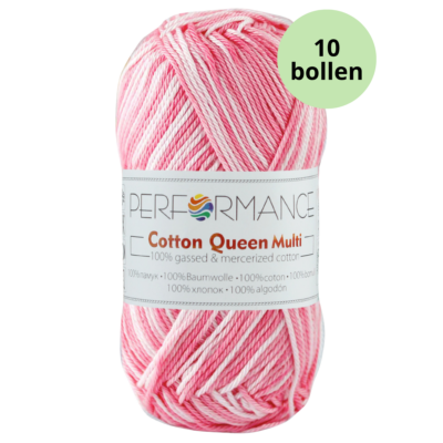 Cotton queen 9004 - roze gemêleerd