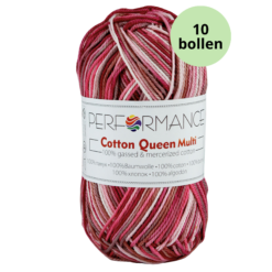 Cotton queen multi 9074 roze bruin