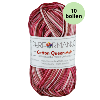 Cotton queen multi 9074 roze bruin
