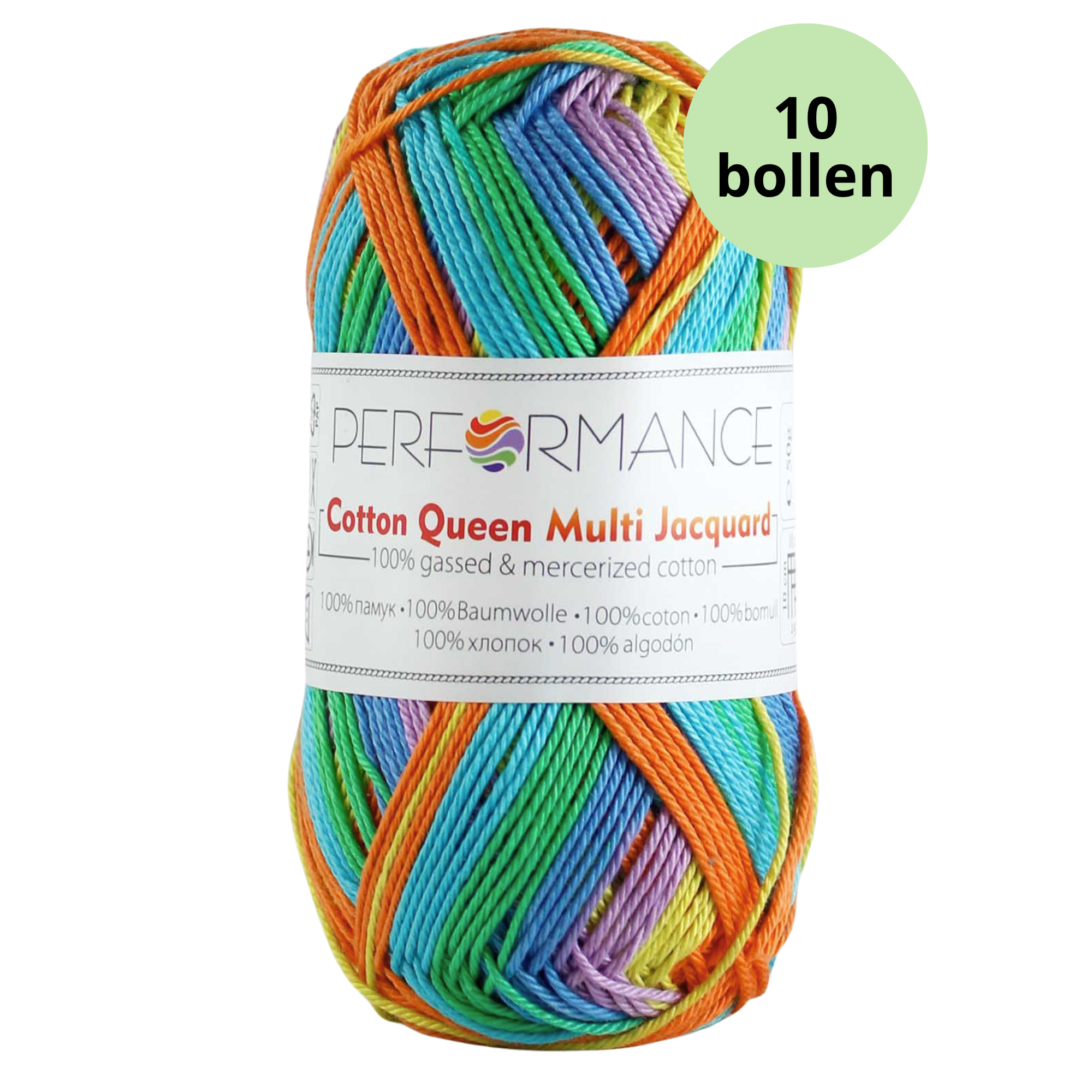Cotton queen multi 10458 regenboog