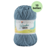 performance bamboo queen 2121 blauw