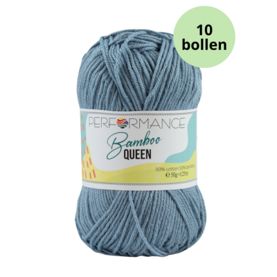 performance bamboo queen 2121 blauw