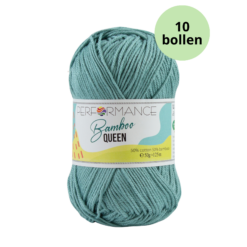 performance bamboo queen 2157 groen blauw